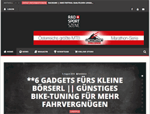 Tablet Screenshot of news.radsportszene.at